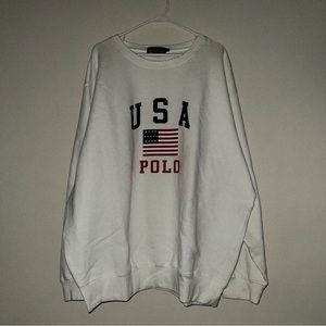 Vintage Polo Ralph Lauren Usa Crewneck Sweatshirt Crewneck